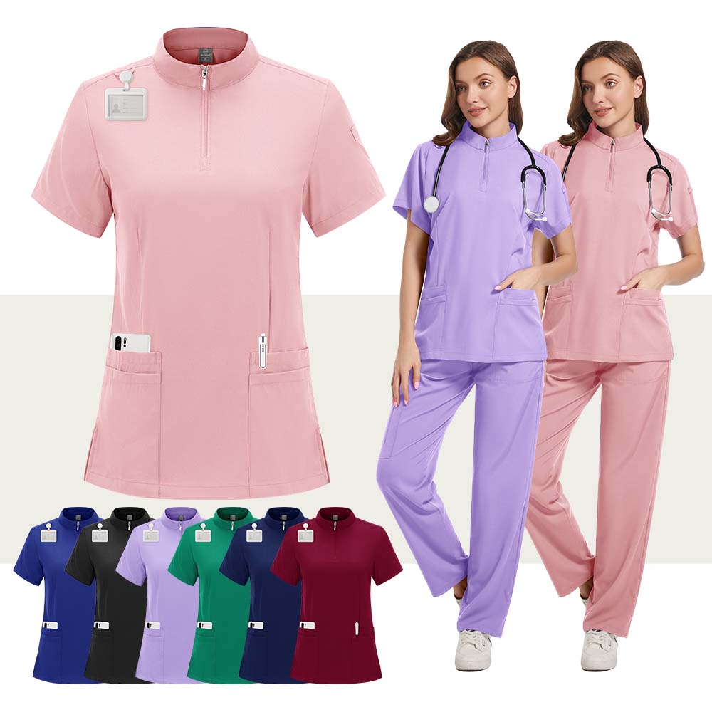 Medical Lab Uniform - Stretch Scrubs Woman Set Medical Uniforms