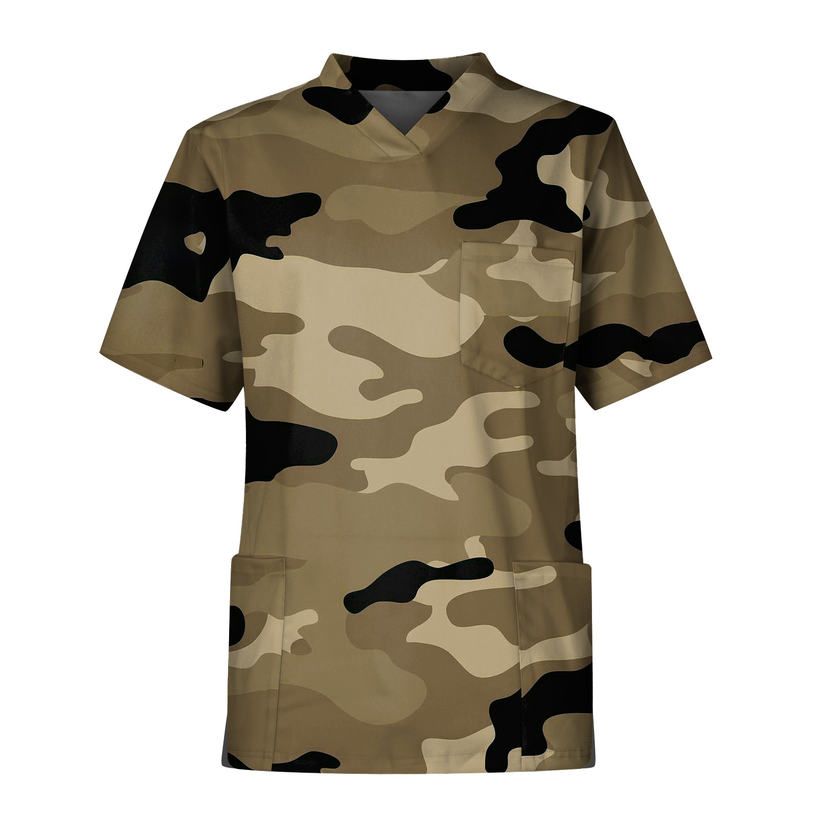 Men'S Camouflage Print Nurse U - огляд і ціна Medical Lab Uniform
