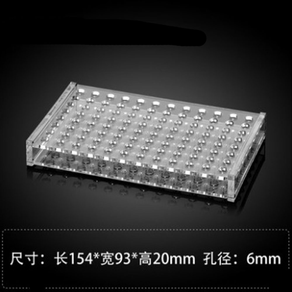 1pc 0.2ml 6mm*96 Holes Plexigl - огляд і ціна Centrifuge Tube Rack